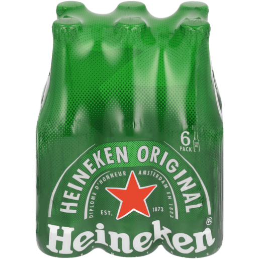 Beers Heineken Lager Beer Bottles 6 X 330ml Tada Drinks Delivery Tada Drinks Delivery Sa 0331